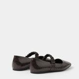 MIM Zapato Plano DEVI CHOCOLATE SNAKE