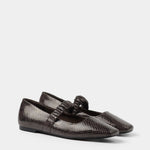 MIM Zapato Plano DEVI CHOCOLATE SNAKE