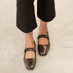 MIM Zapato Plano DEVI CHOCOLATE SNAKE