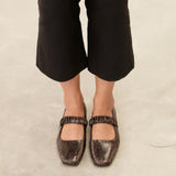 MIM Zapato Plano DEVI CHOCOLATE SNAKE
