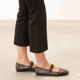 MIM Zapato Plano DEVI CHOCOLATE SNAKE