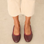 MIM Zapato Plano FINE BURDEOS