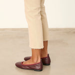 MIM Zapato Plano FINE BURDEOS