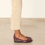 MIM Zapato Plano FINE BURDEOS