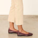 MIM Zapato Plano FINE BURDEOS