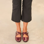 MIM Zapato Plano FLO BURDEOS