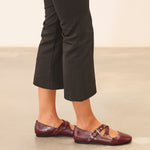 MIM Zapato Plano FLO BURDEOS