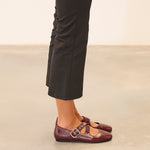MIM Zapato Plano FLO BURDEOS