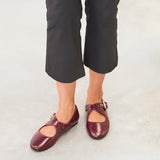 MIM Zapato Plano FLO BURDEOS