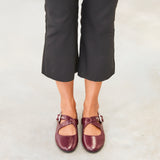 MIM Zapato Plano FLO BURDEOS
