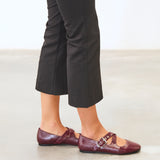 MIM Zapato Plano FLO BURDEOS