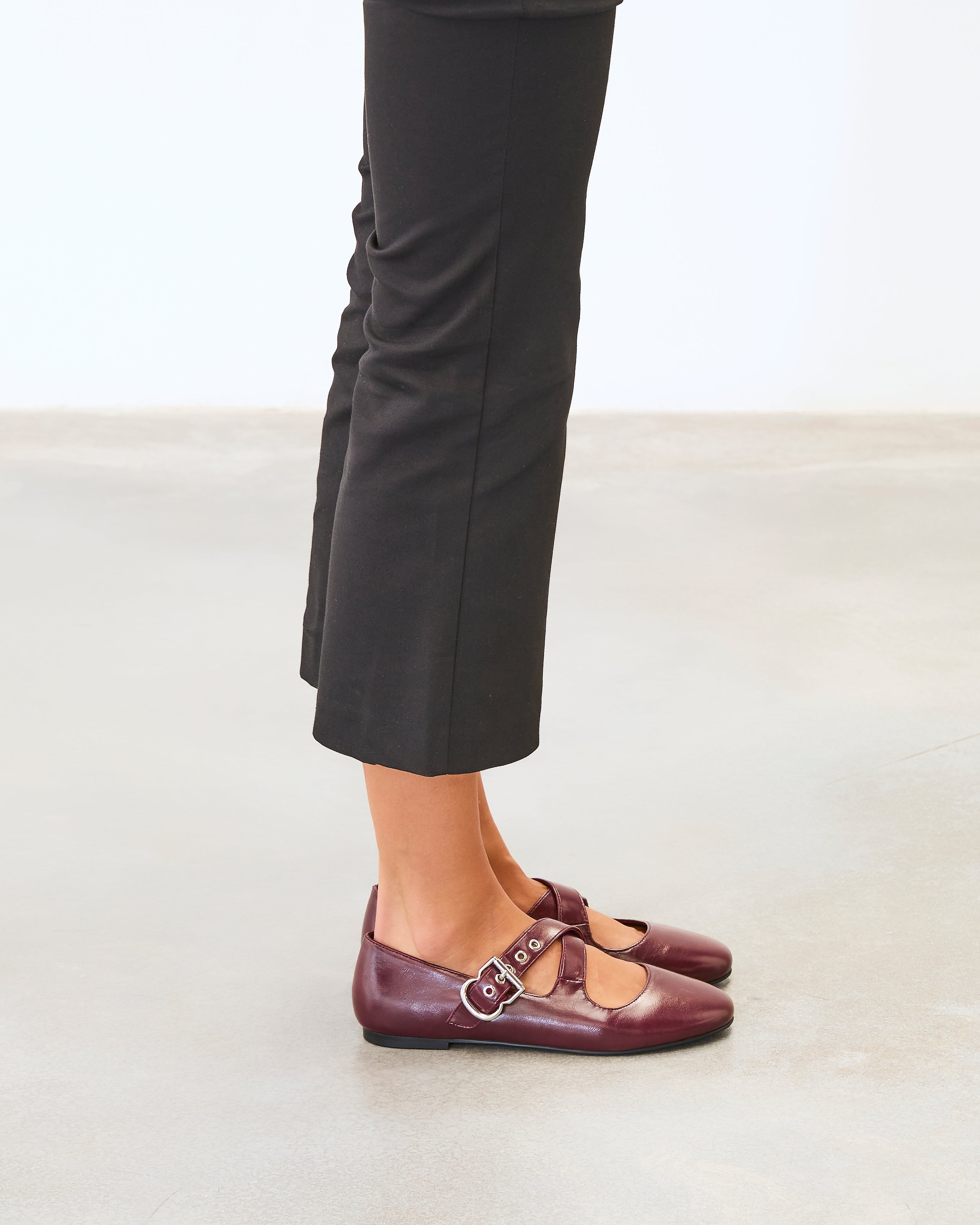 MIM Zapato Plano FLO BURDEOS