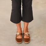 MIM Zapato Plano FLO TOSTADO VELVET