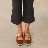 MIM Zapato Plano FLO TOSTADO VELVET