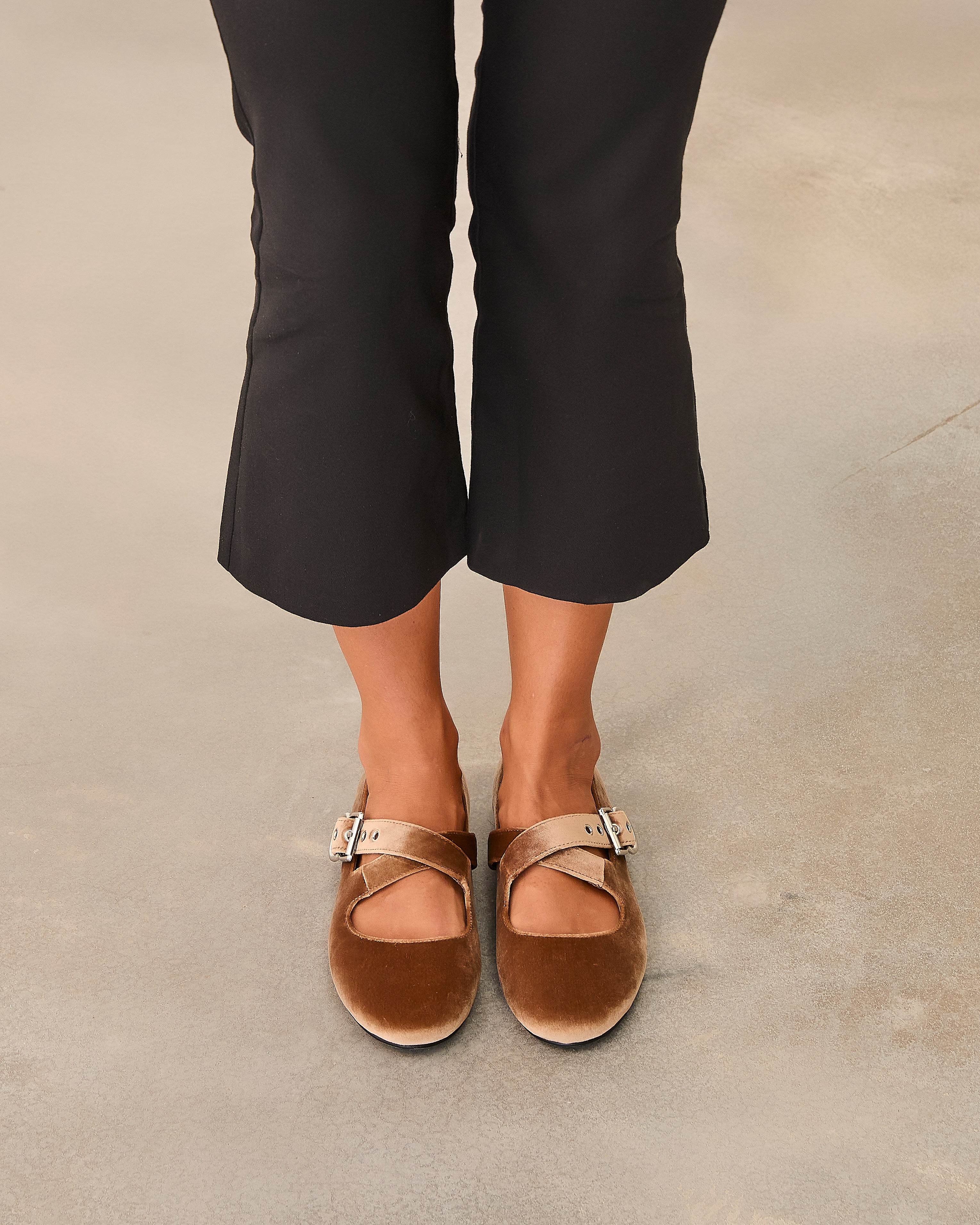 MIM Zapato Plano FLO TOSTADO VELVET