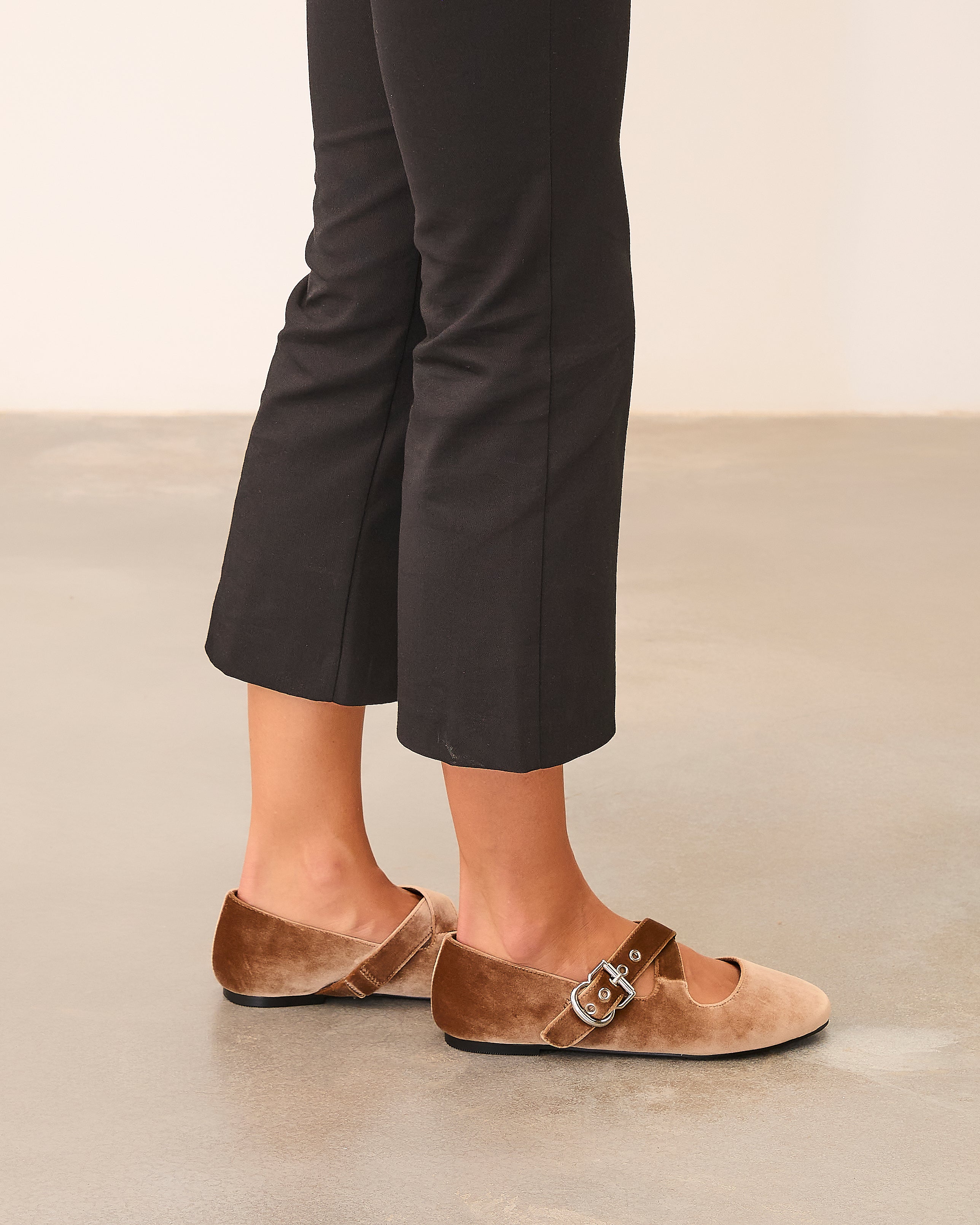 MIM Zapato Plano FLO TOSTADO VELVET