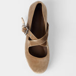 MIM Zapato Plano FLO TOSTADO VELVET