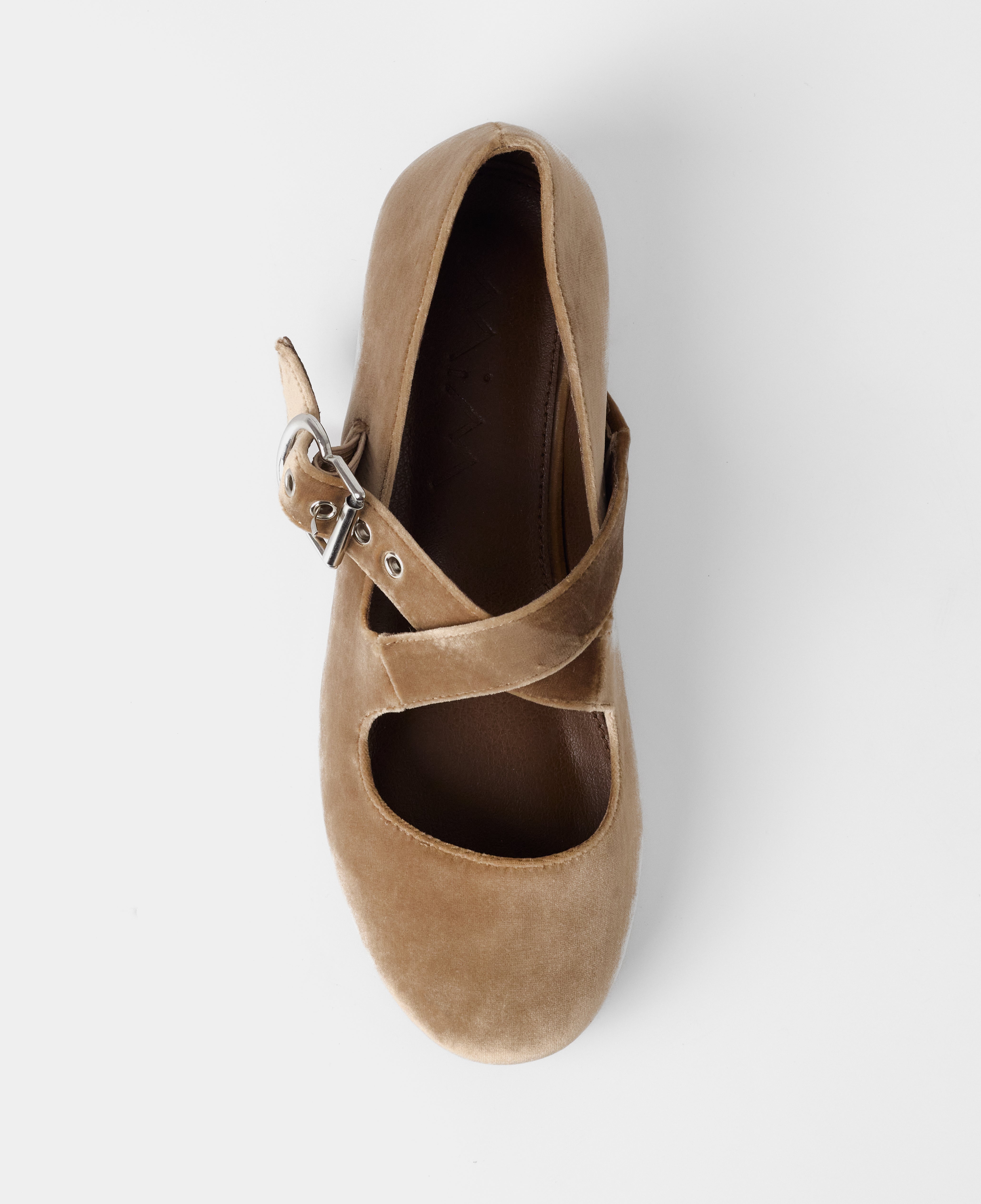 MIM Zapato Plano FLO TOSTADO VELVET