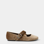 MIM Zapato Plano FLO TOSTADO VELVET