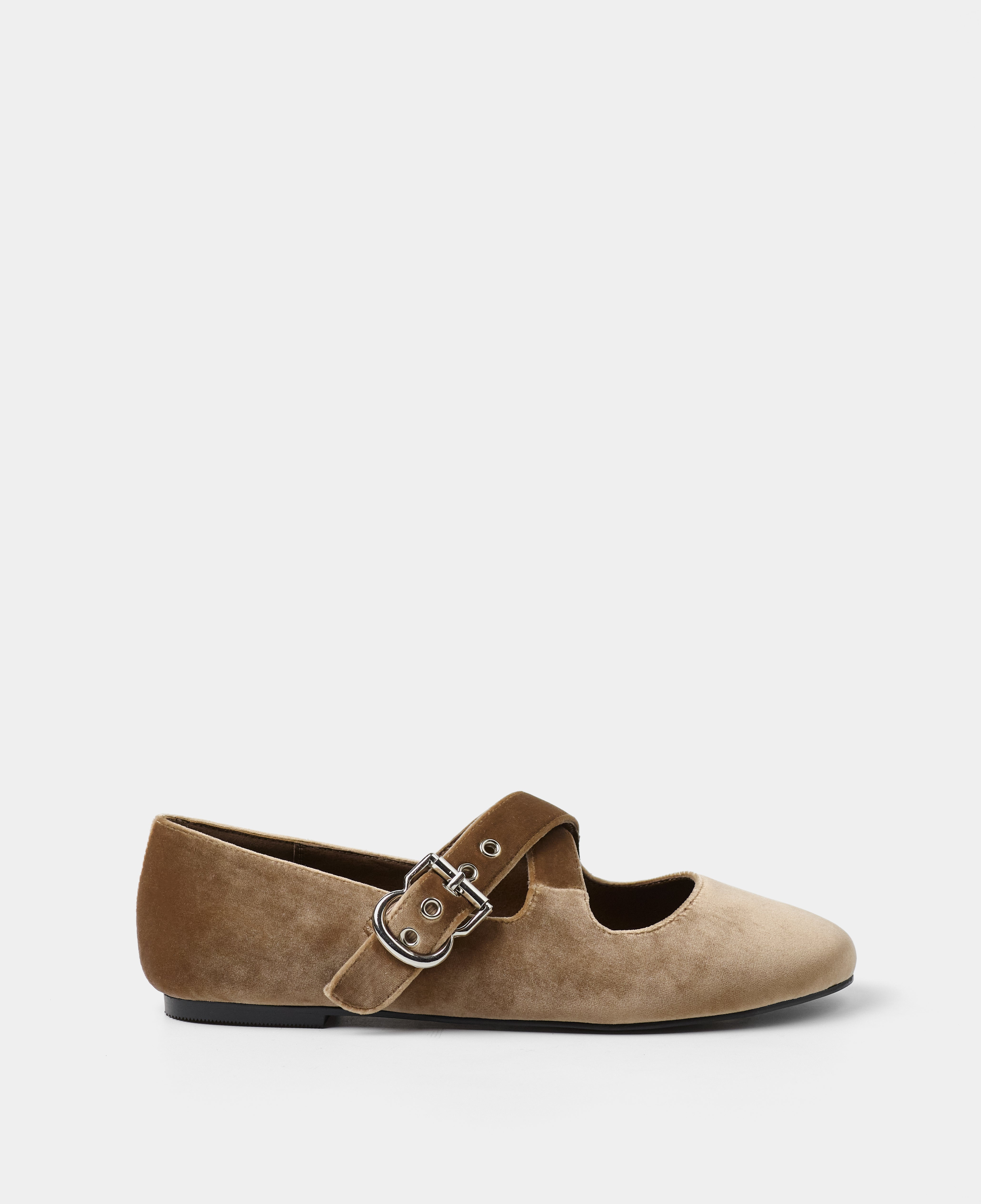 MIM Zapato Plano FLO TOSTADO VELVET