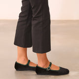 MIM Zapato Plano LEM NEGRO VELVET