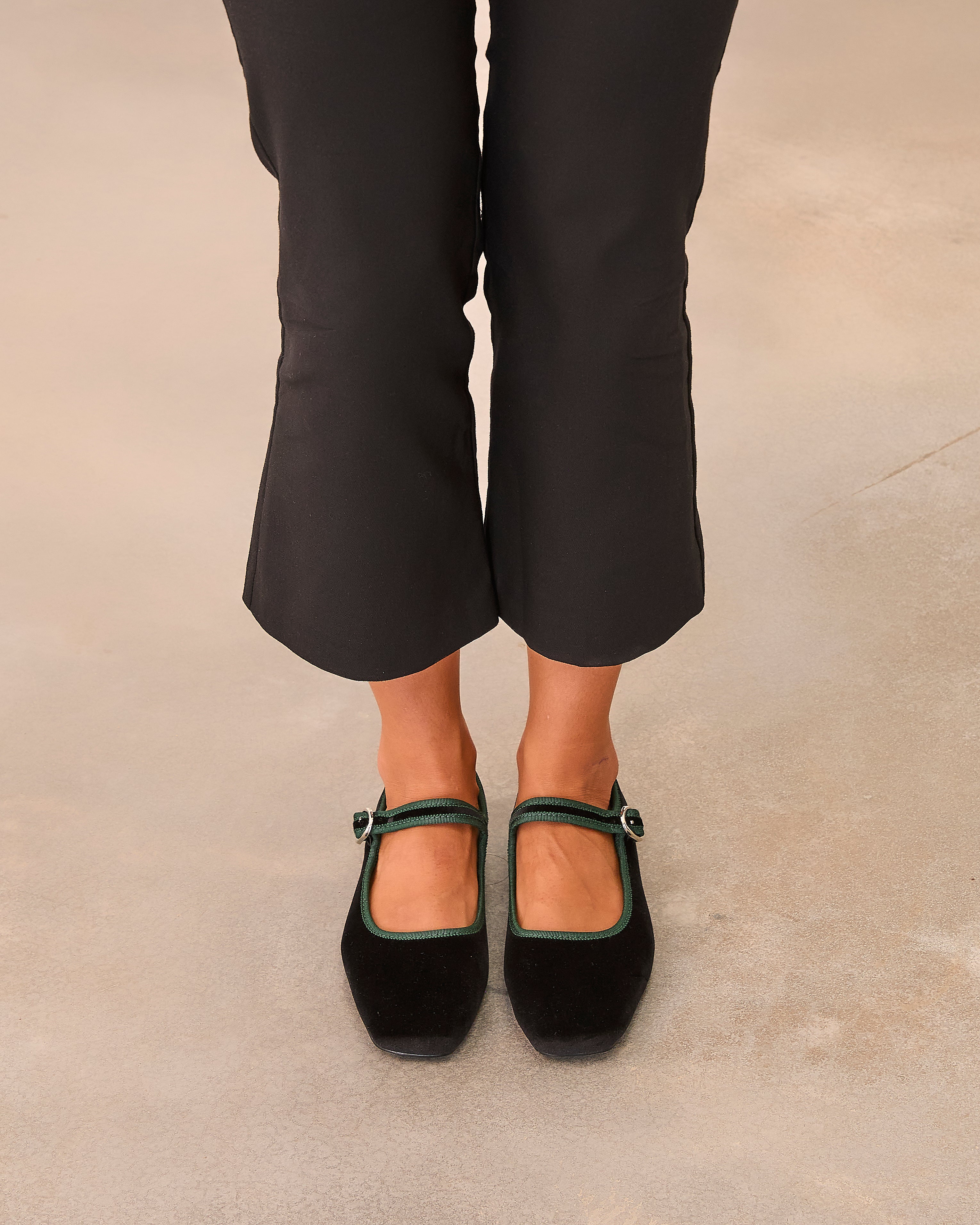MIM Zapato Plano LEM NEGRO VELVET