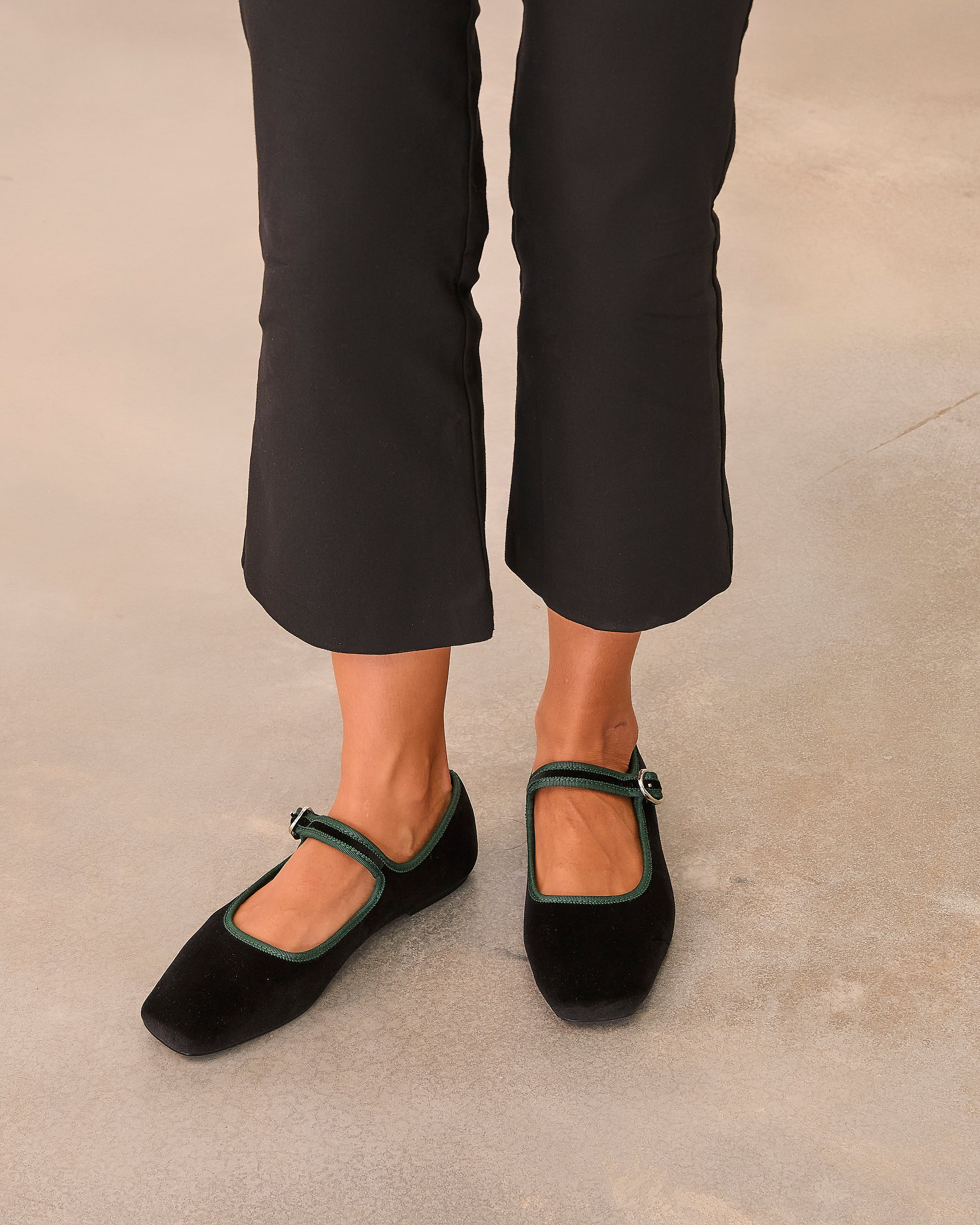 MIM Zapato Plano LEM NEGRO VELVET