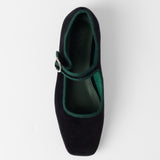 MIM Zapato Plano LEM NEGRO VELVET