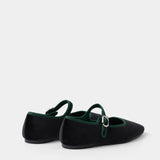 MIM Zapato Plano LEM NEGRO VELVET