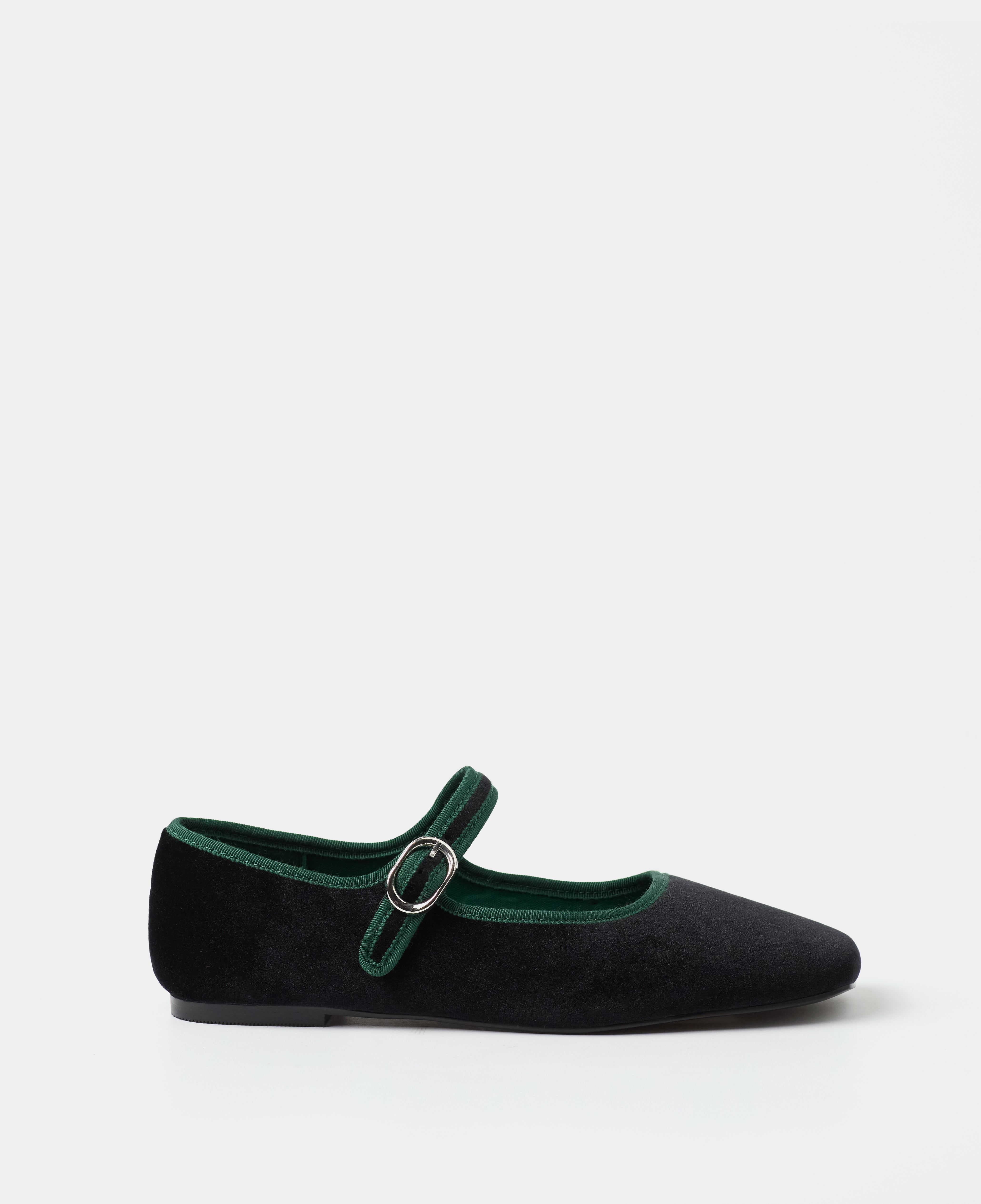 MIM Zapato Plano LEM NEGRO VELVET