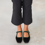 MIM Zapato Plano LEM NEGRO VELVET