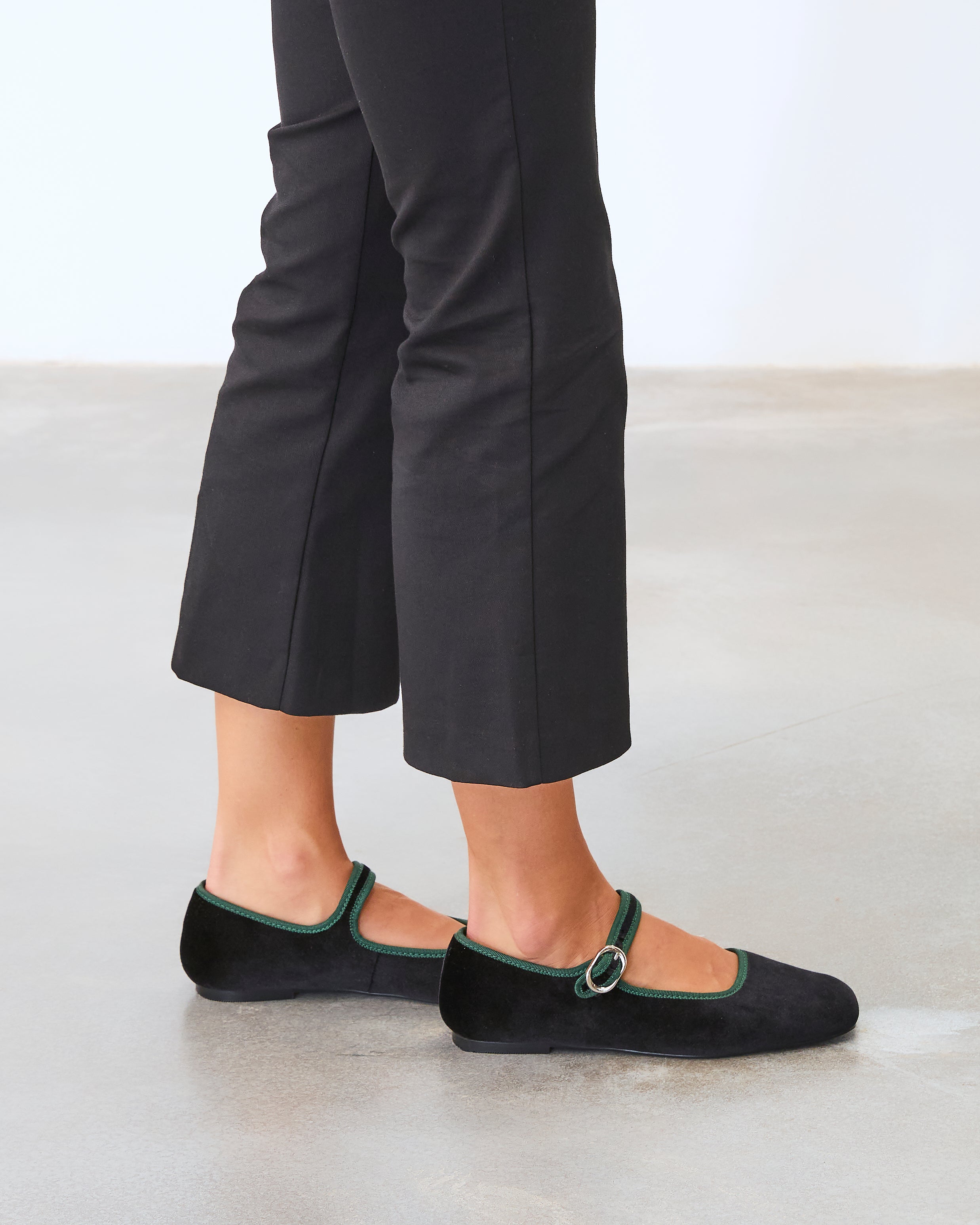 MIM Zapato Plano LEM NEGRO VELVET