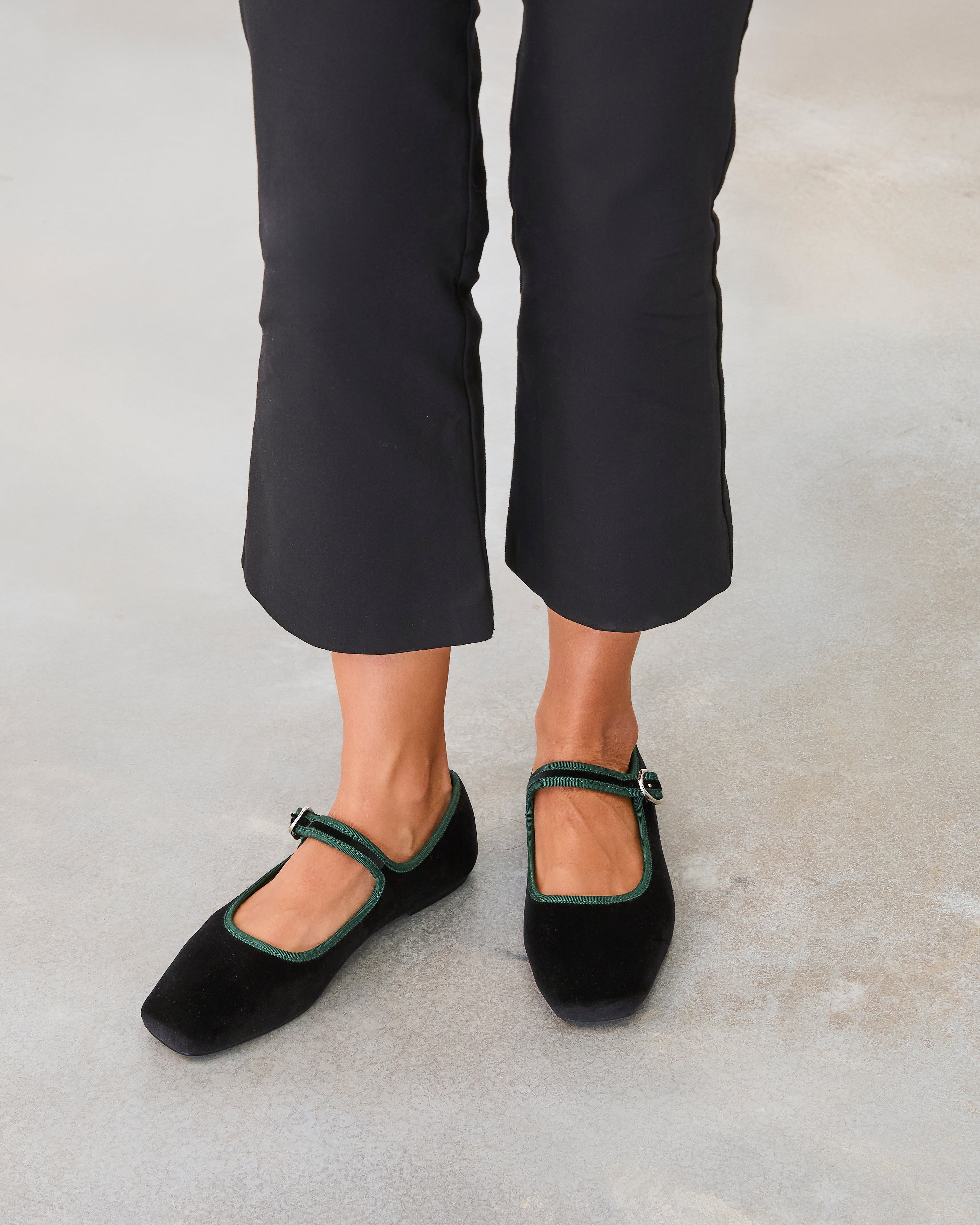 MIM Zapato Plano LEM NEGRO VELVET