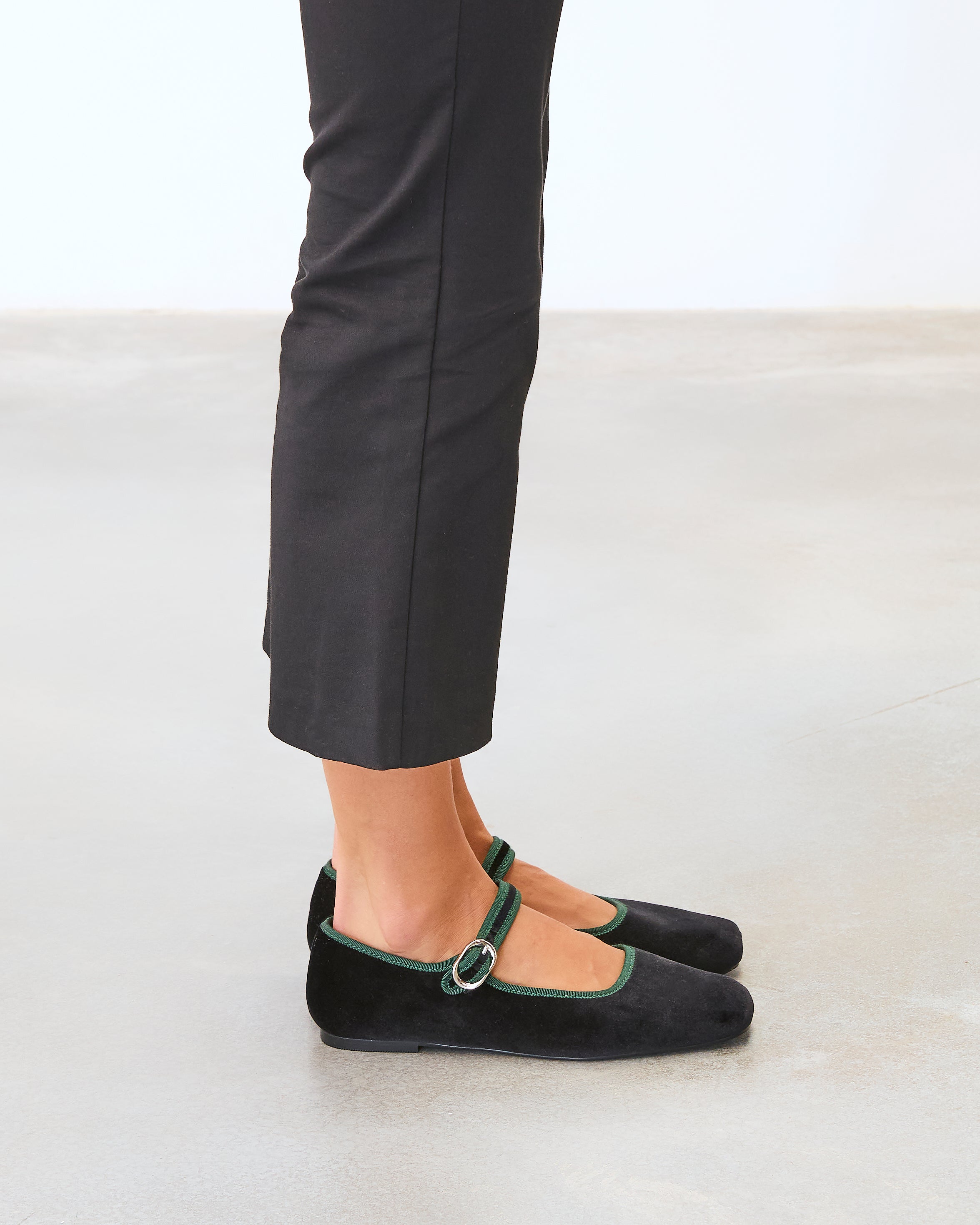 MIM Zapato Plano LEM NEGRO VELVET