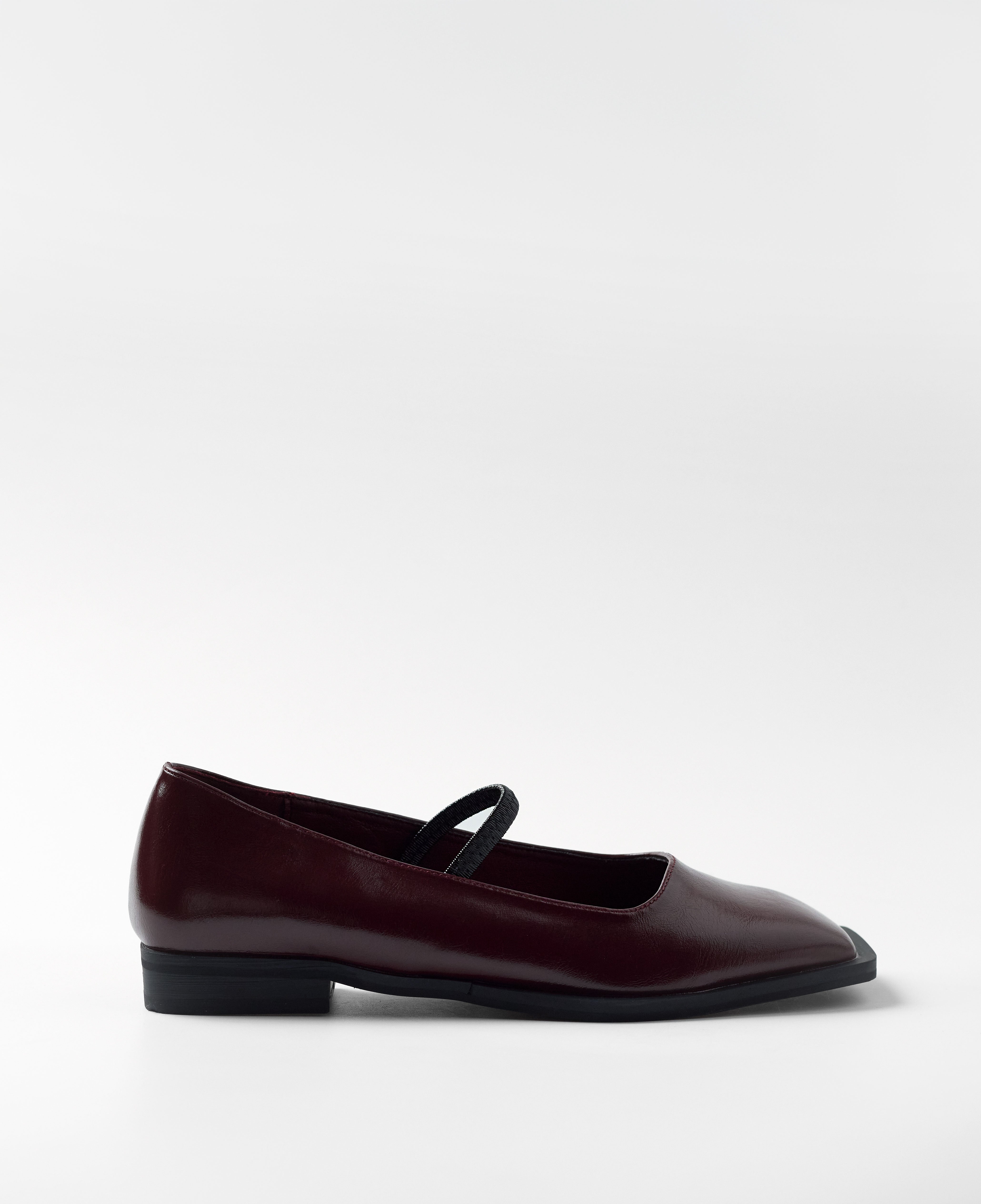 MIM Zapato plano MARE BURDEOS