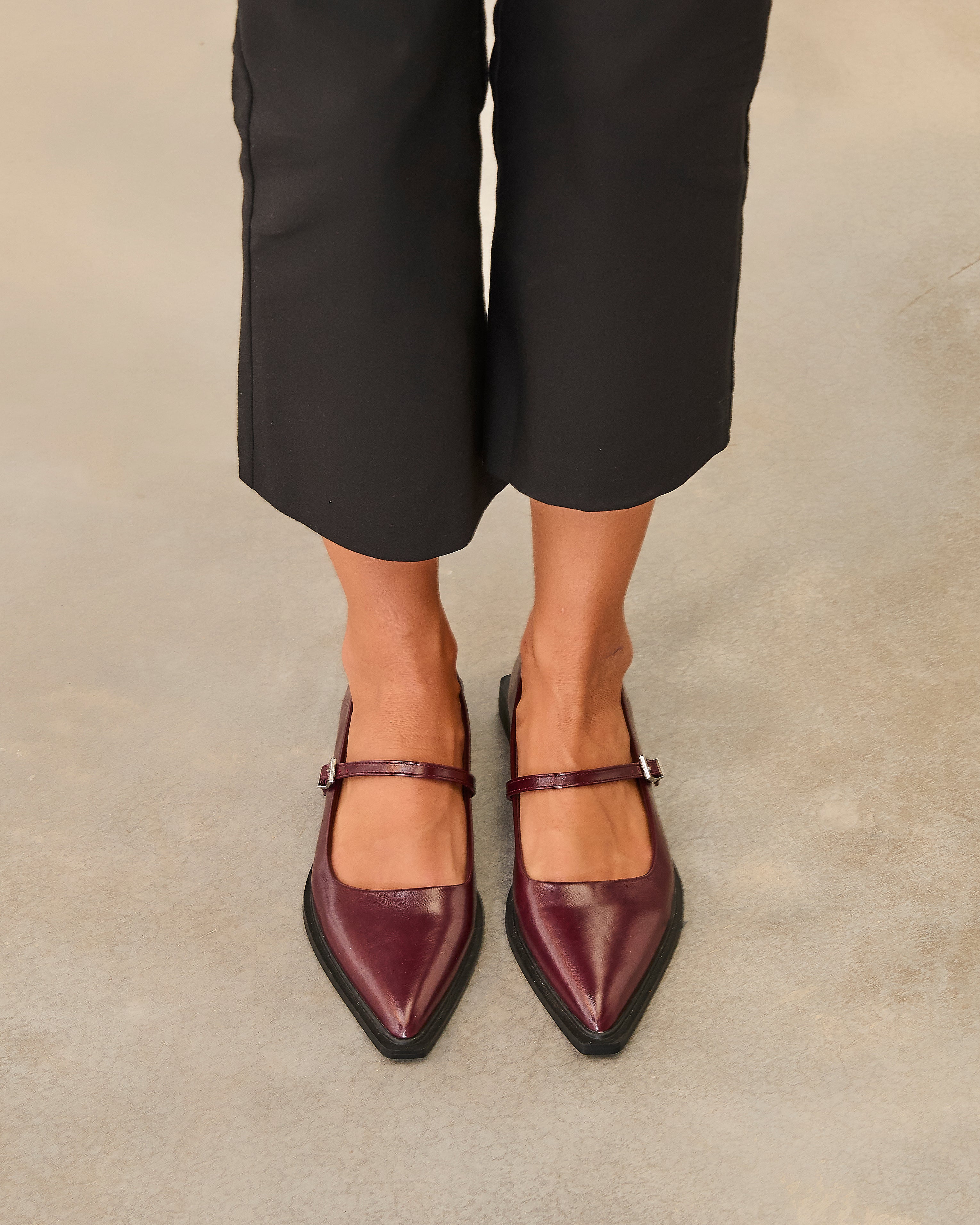MIM Zapato Plano MAYFAIR BURDEOS