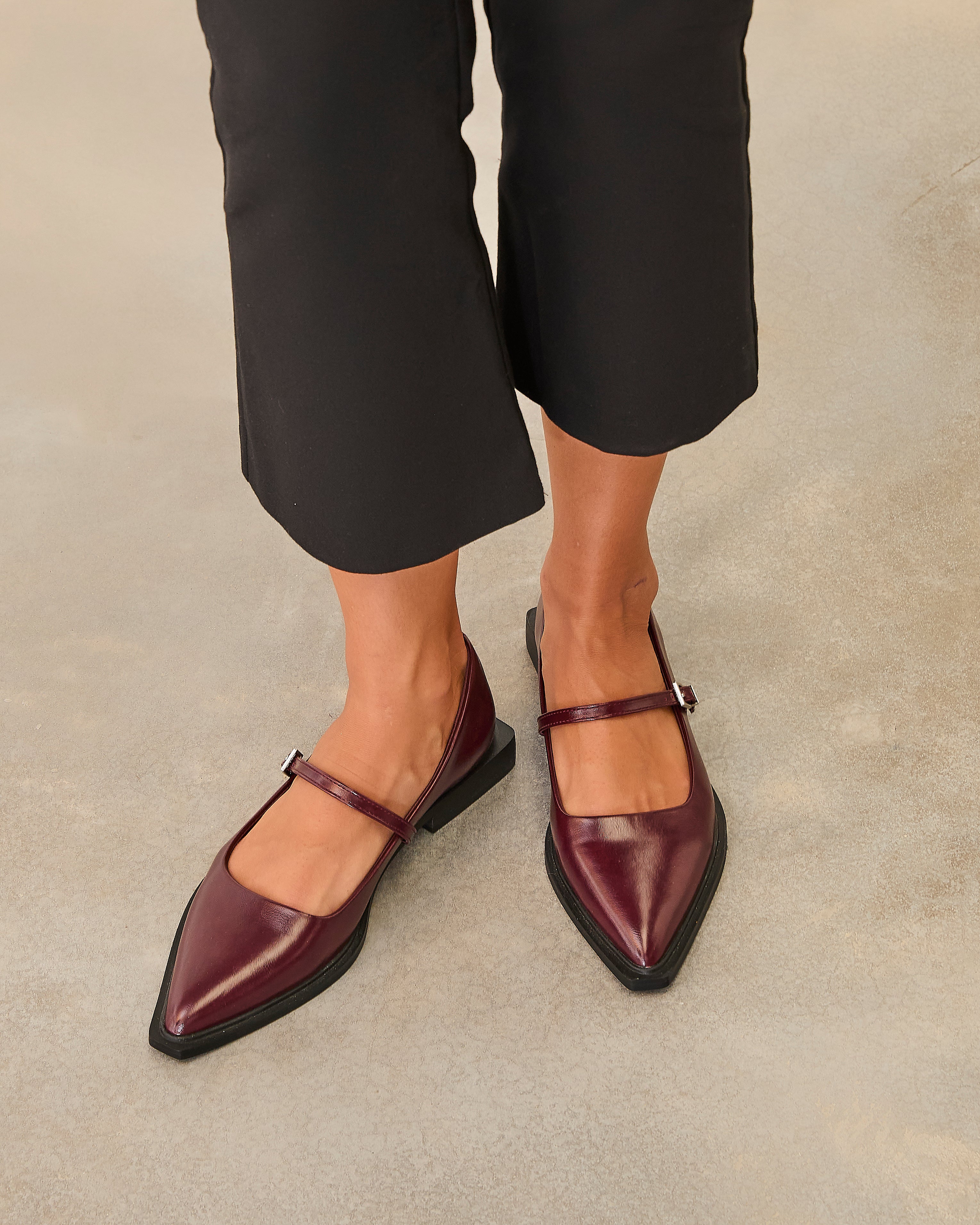 MIM Zapato Plano MAYFAIR BURDEOS