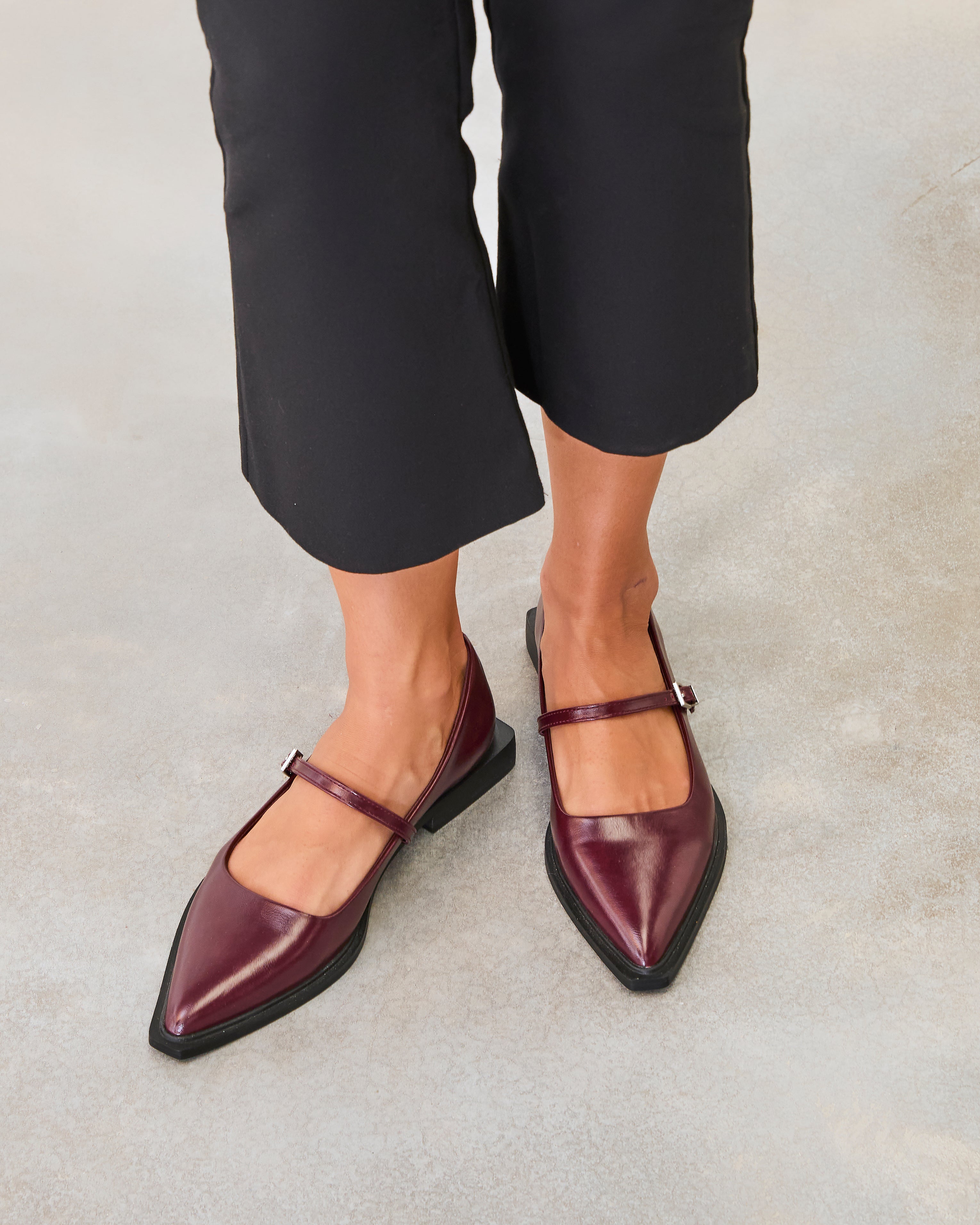 MIM Zapato Plano MAYFAIR BURDEOS