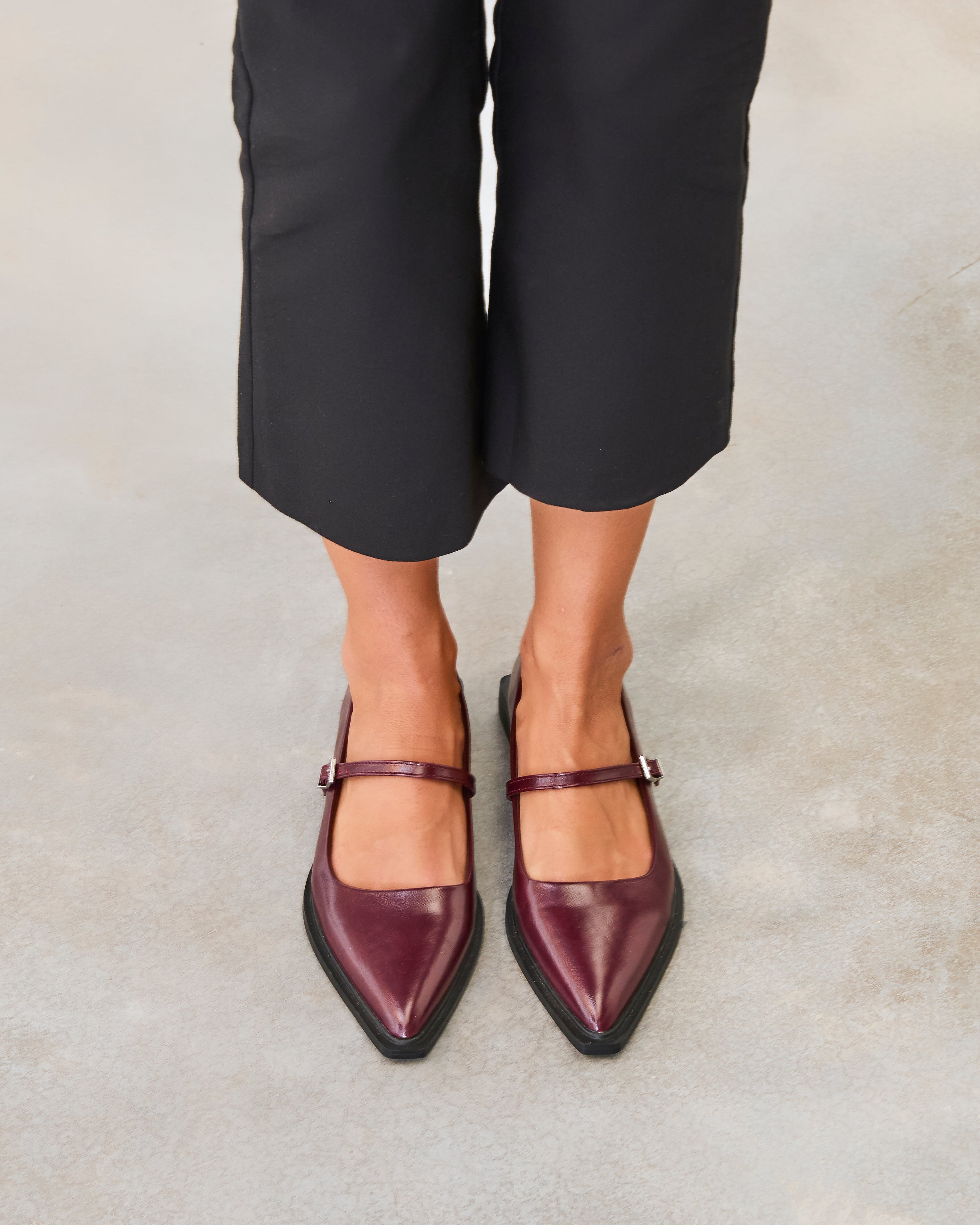 MIM Zapato Plano MAYFAIR BURDEOS