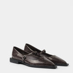 MIM Zapato Plano MAYFAIR CHOCOLATE SNAKE