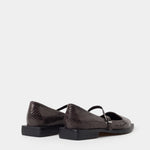 MIM Zapato Plano MAYFAIR CHOCOLATE SNAKE