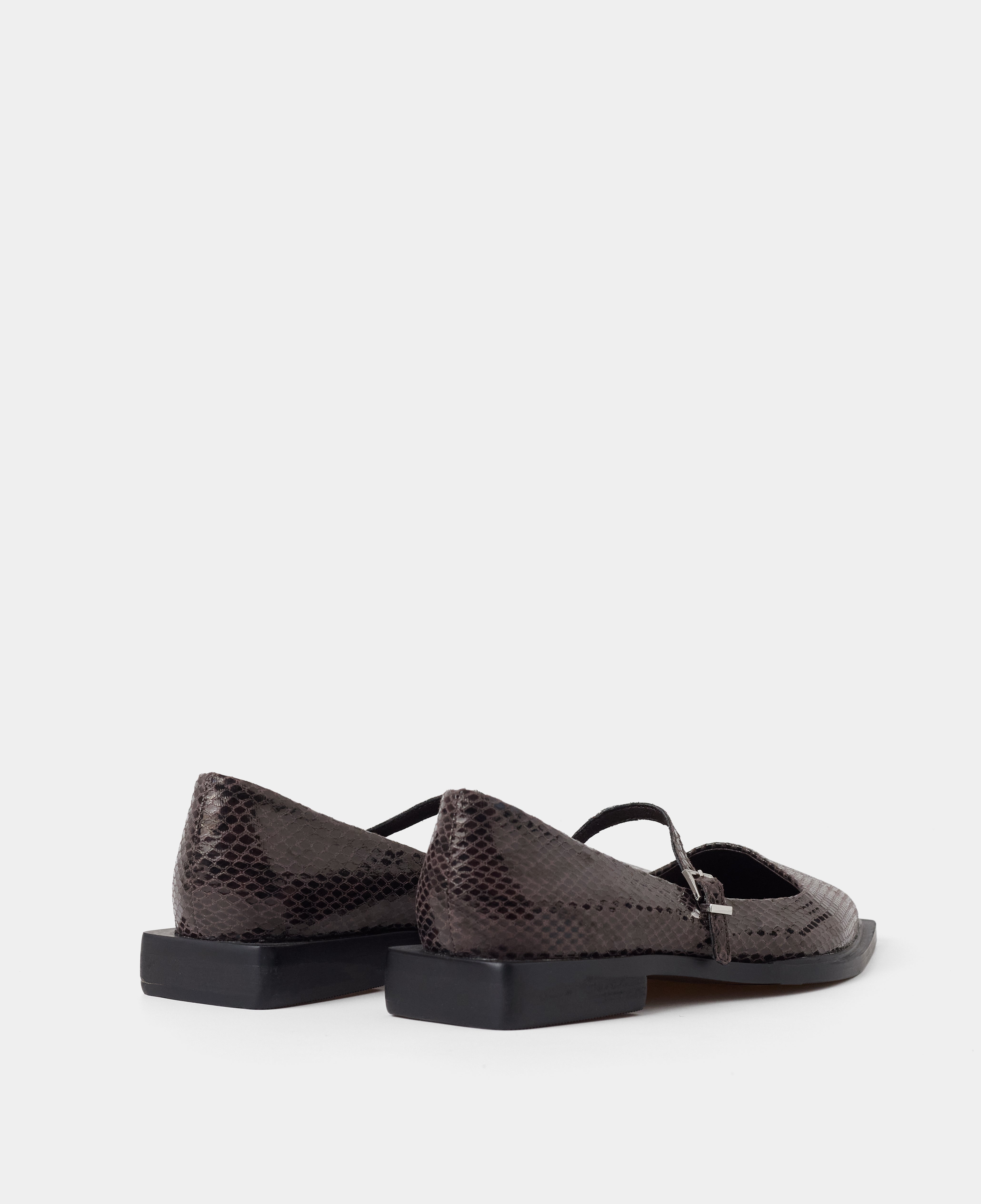 MIM Zapato Plano MAYFAIR CHOCOLATE SNAKE