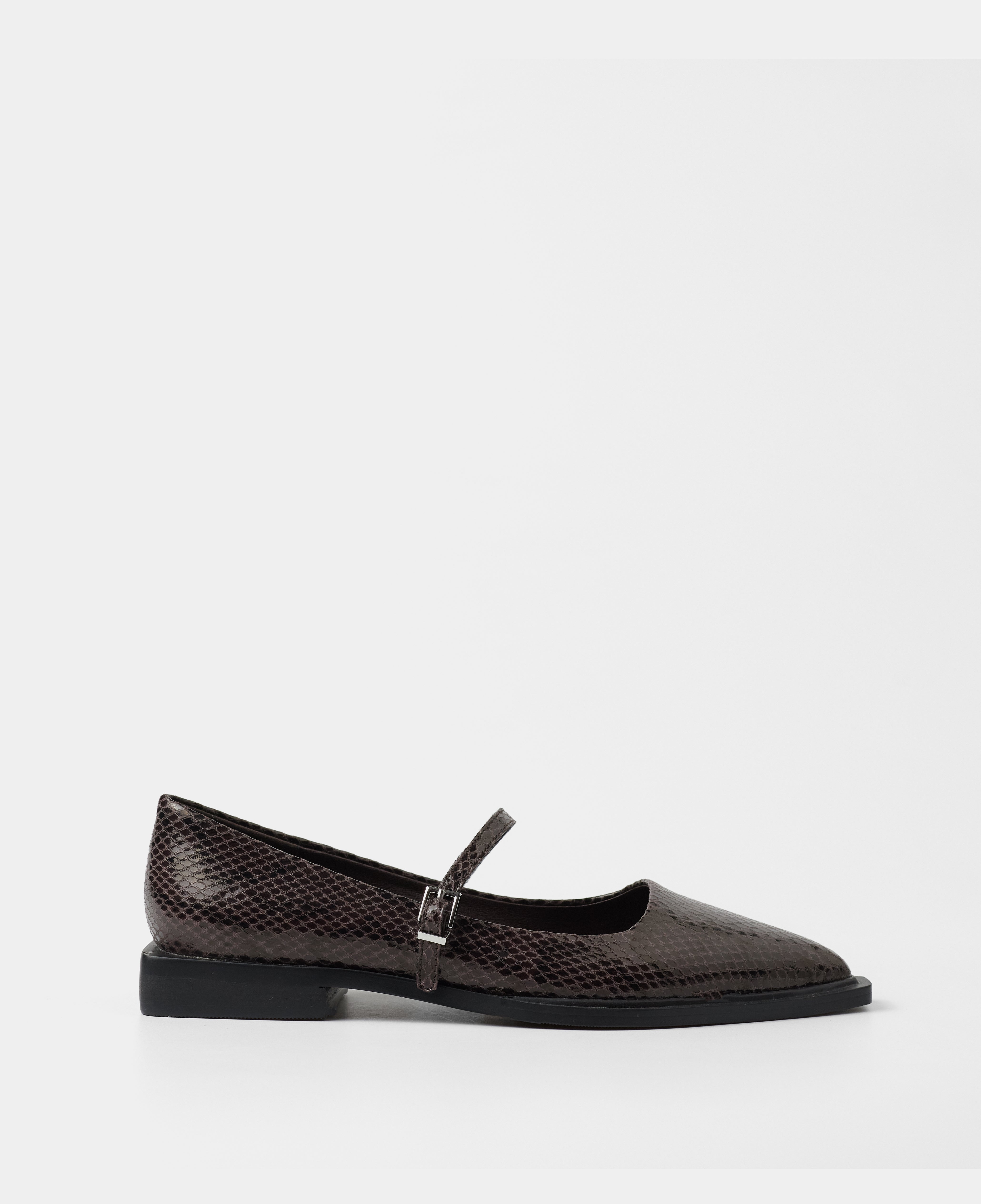 MIM Zapato Plano MAYFAIR CHOCOLATE SNAKE