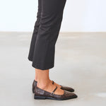 MIM Zapato Plano MAYFAIR CHOCOLATE SNAKE