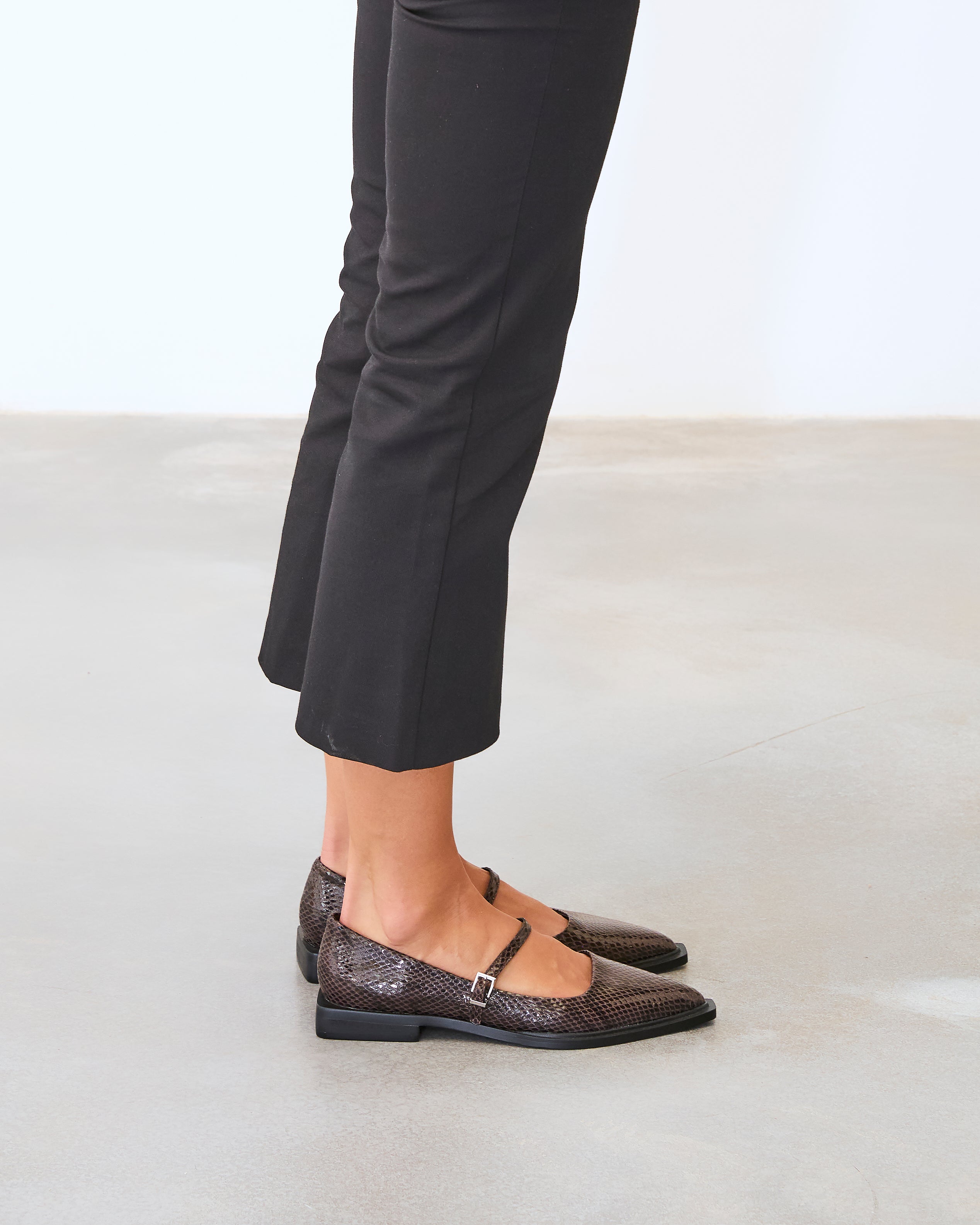 MIM Zapato Plano MAYFAIR CHOCOLATE SNAKE