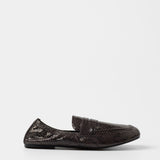 MIM Zapato Plano REYA CHOCOLATE SNAKE