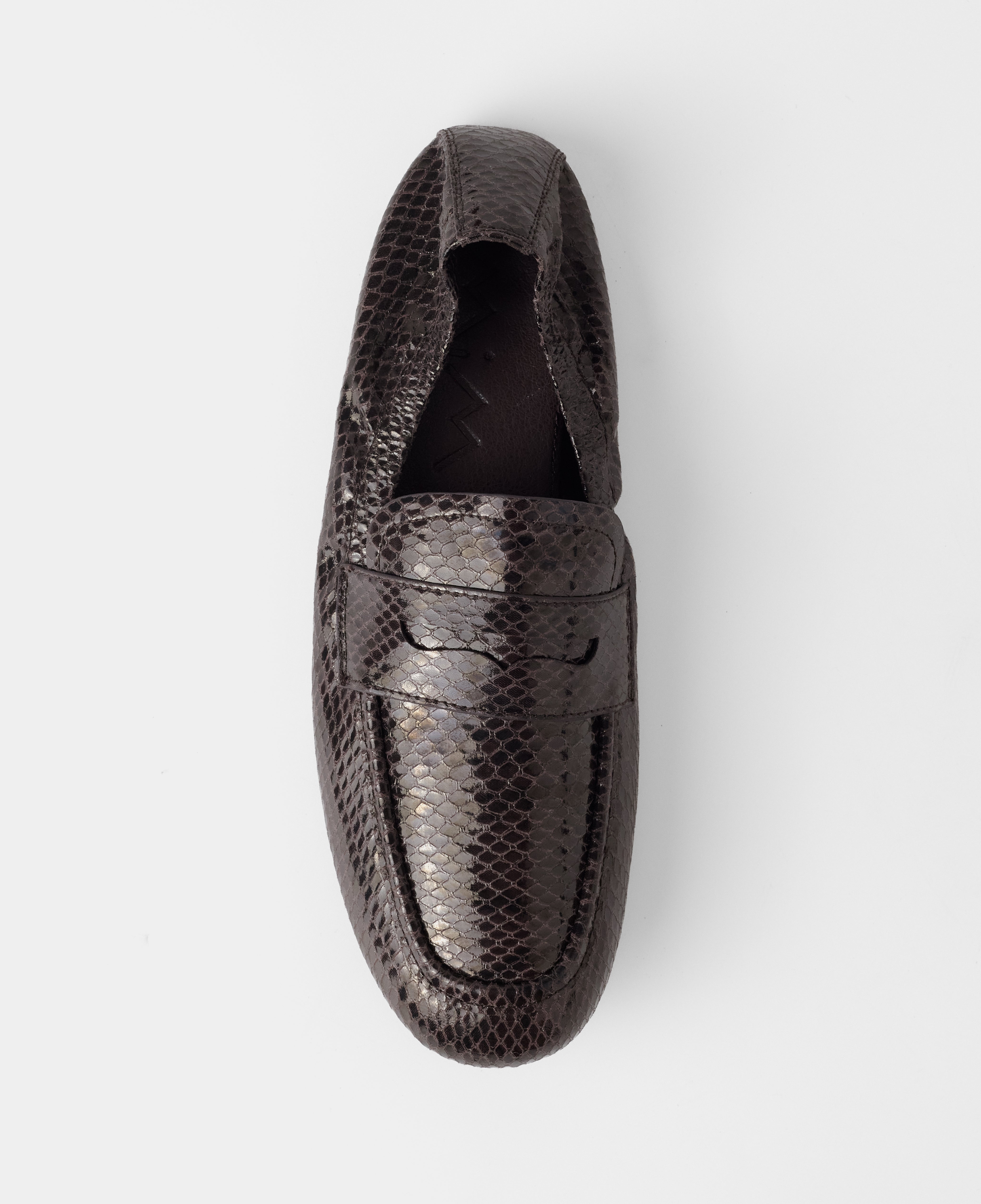 MIM Zapato Plano REYA CHOCOLATE SNAKE