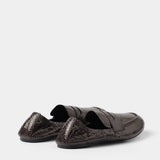 MIM Zapato Plano REYA CHOCOLATE SNAKE