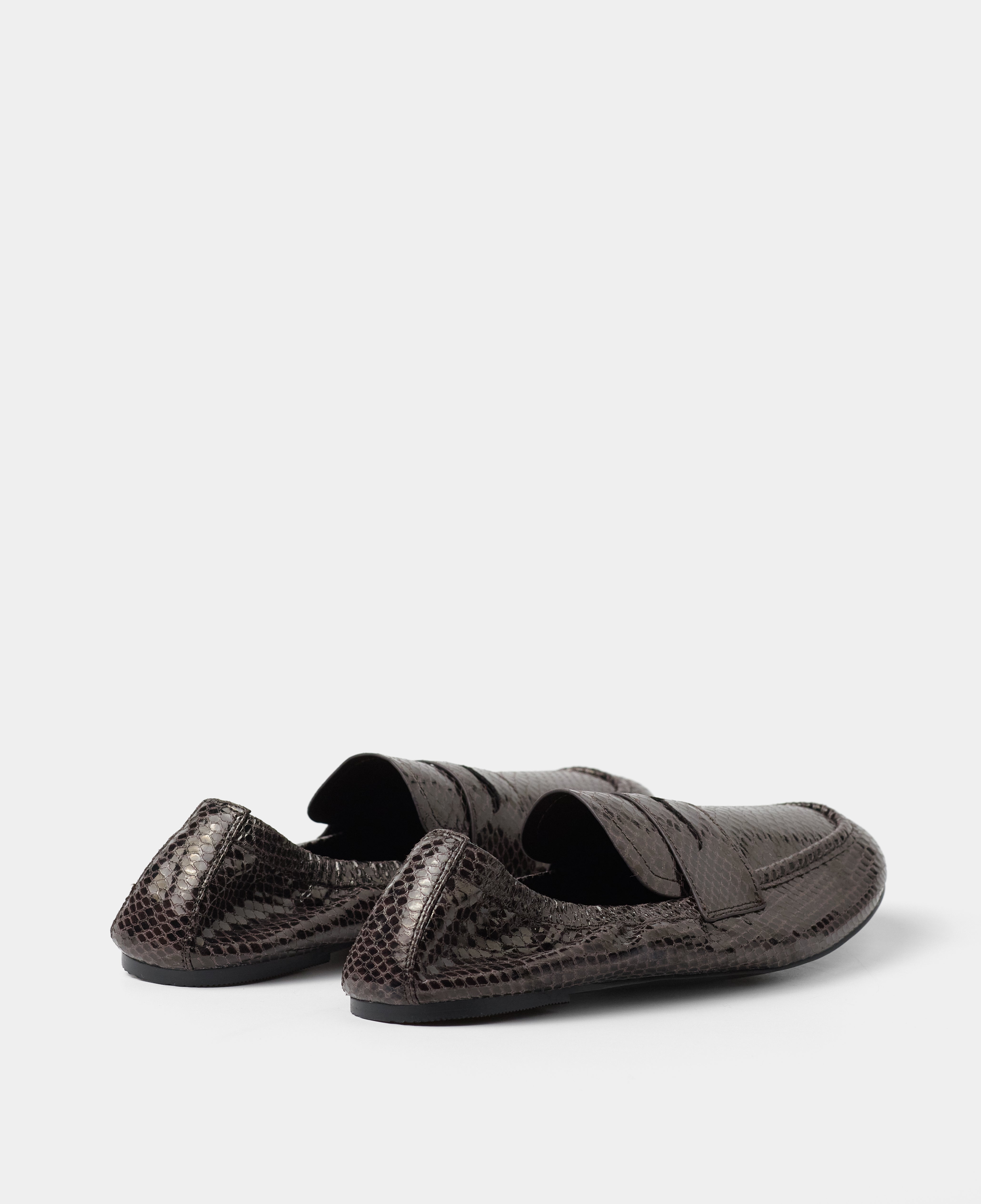 MIM Zapato Plano REYA CHOCOLATE SNAKE