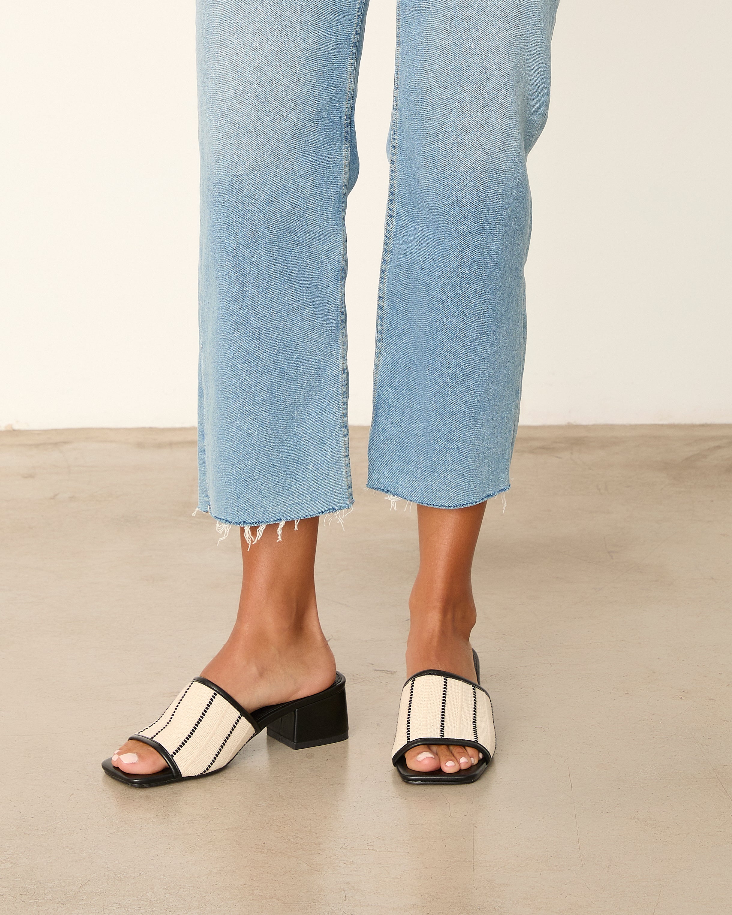 MIM Zueco MULLE BEIGE RAYAS